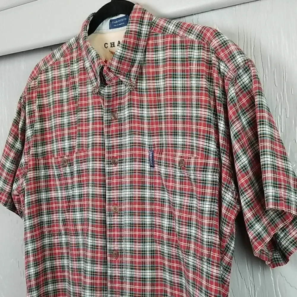 🖤5/$20🖤 CHAPS..RALPH LAUREN.. plaid button down shirt..
